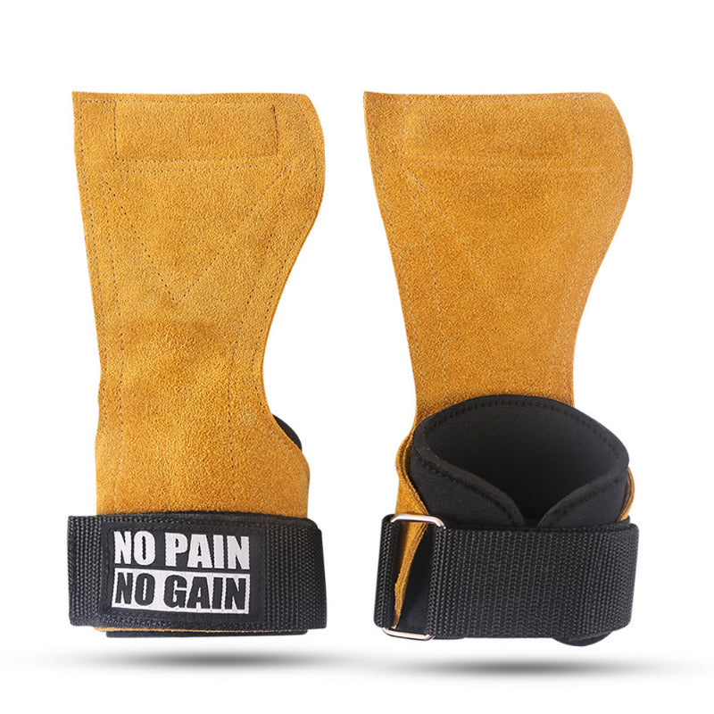 Premium Cowhide Gym Grips - Palm Guards & Protectors for Weightlifting, Gymnastics & Fitness Training - Durable Workout 