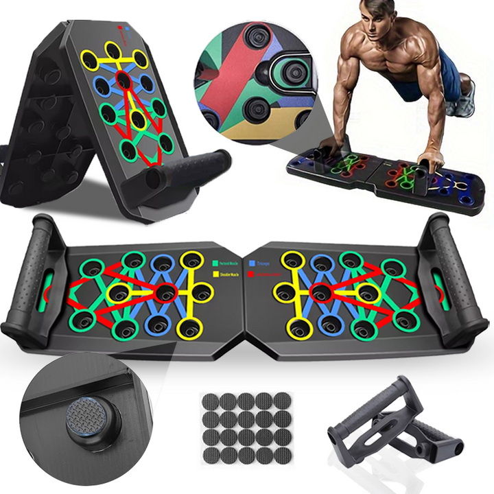 Premium Push-up Board Set – Portable Multifunctional Fitness Equipment for Chest, Abs, Arms & Back Training, Foldable, 