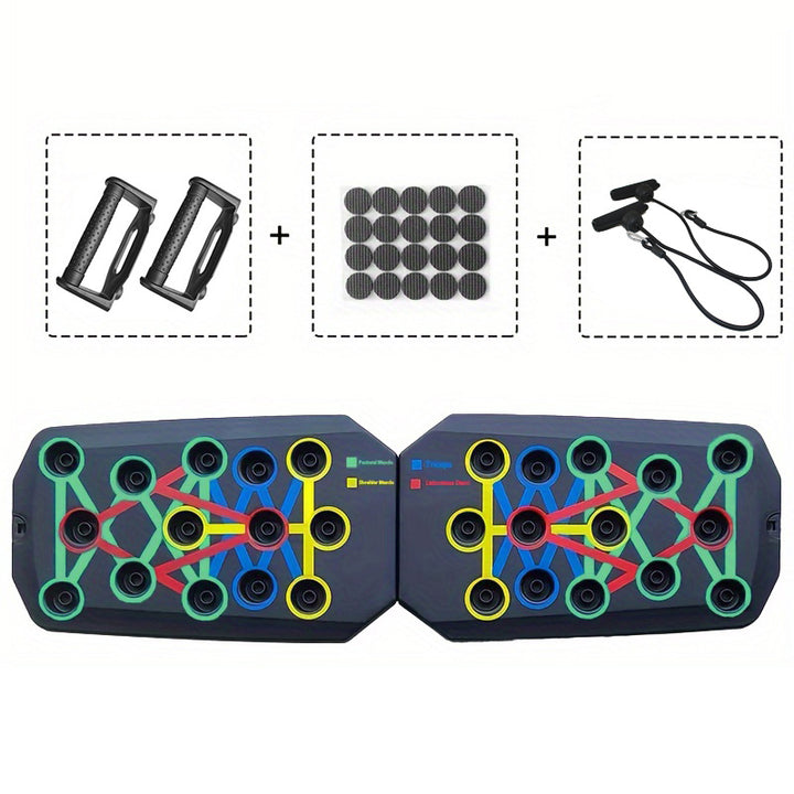 Premium Push-up Board Set – Portable Multifunctional Fitness Equipment for Chest, Abs, Arms & Back Training, Foldable, 
