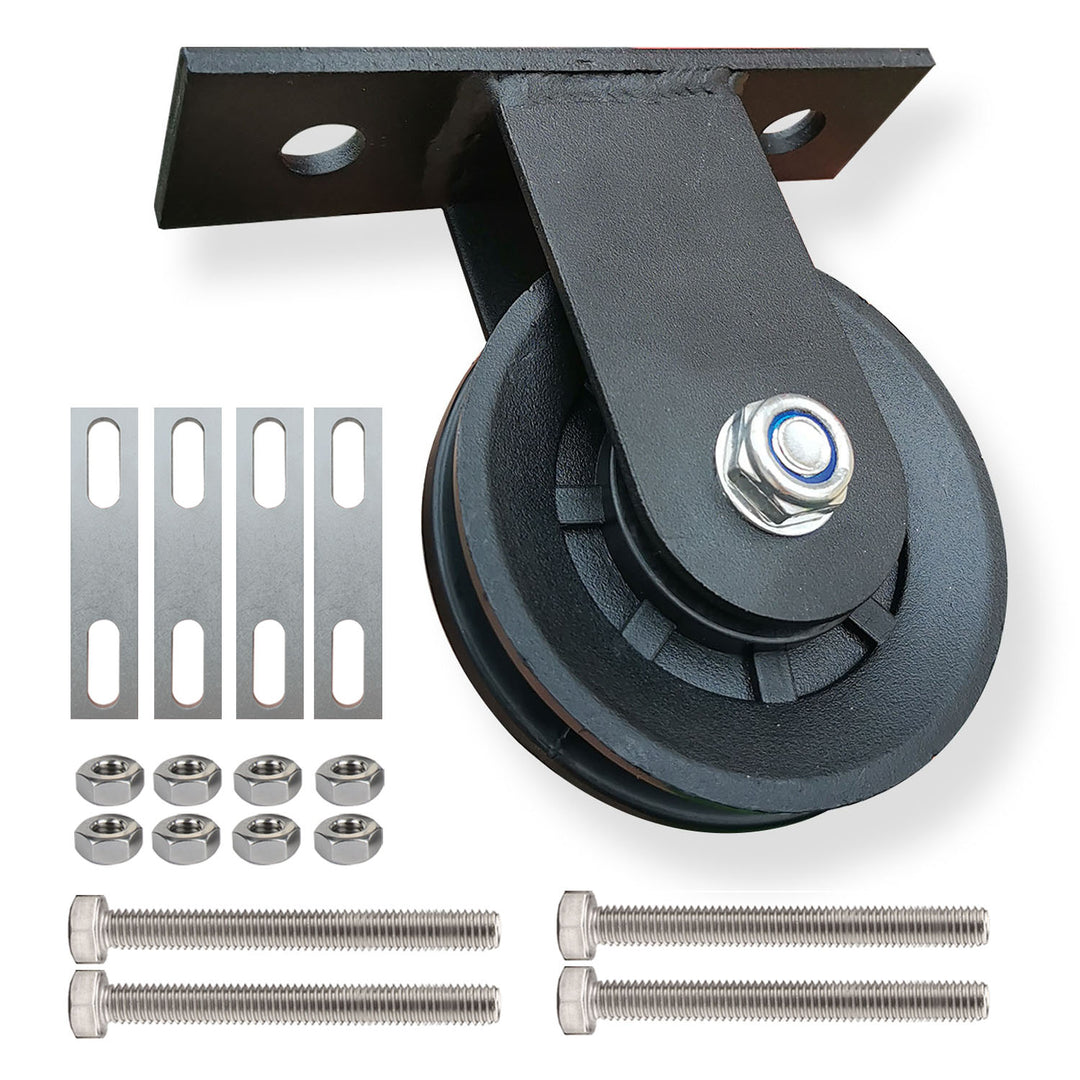 Premium DIY Fitness Double Pulley System – Home Gym Rope Pulldown Attachment for Biceps, Triceps, and Forearm Exercises, 