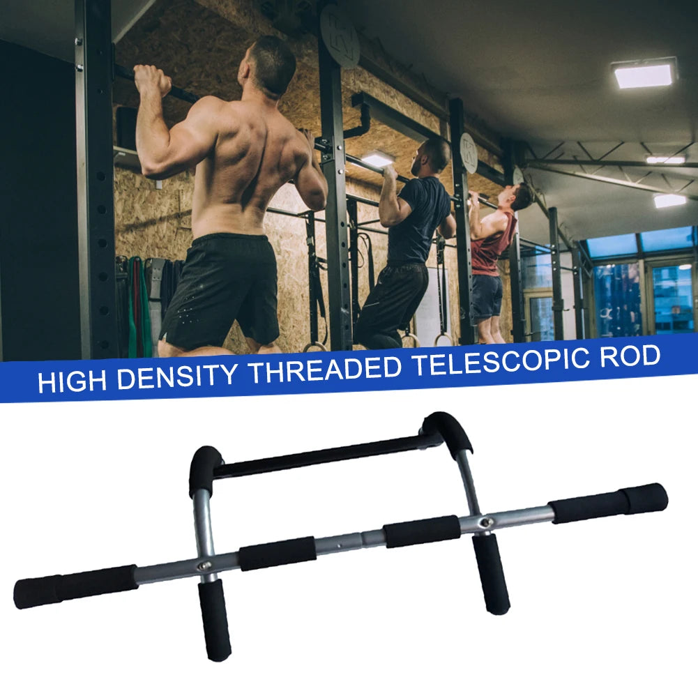 Premium Door Pull-up Bar – No Drilling, Steel Multi-Grip Workout Bar for Home Gym, Chin-up & Strength Training, Padded 
