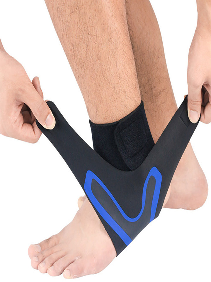 Premium Adjustable Ankle Brace - Compression Support Strap for Pain Relief, Elastic Ankle Guard for Basketball and Sports 