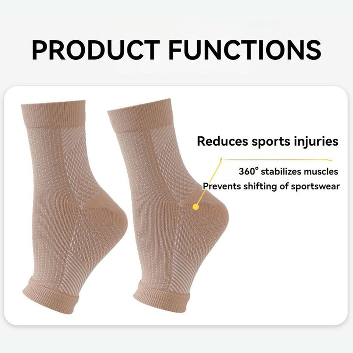 Premium Comfort Foot Compression Anklets for Men & Women – Relieve Swelling, Anti-Fatigue Support, Size S-2XL, Lightweight