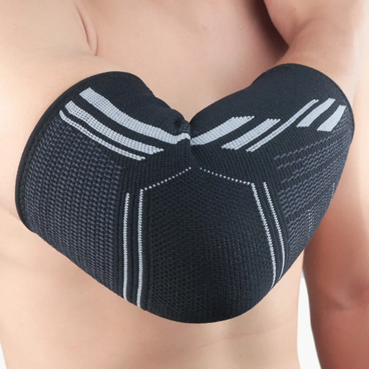 Premium Elbow Support Brace for Sports, Tennis, Golf & Basketball - Elastic Compression Sleeve, Anti-Slip Design for Elbow Pain Relief, Arthritis & Tendonitis Protection, Unisex, 1PC - StrengthXPhysiotherapy