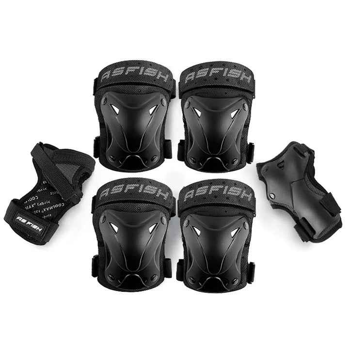 Premium Protective Gear Set for Kids & Adults – Elbow, Knee, Wrist Pads for Skateboarding, Roller Skating, BMX, Cycling, & 