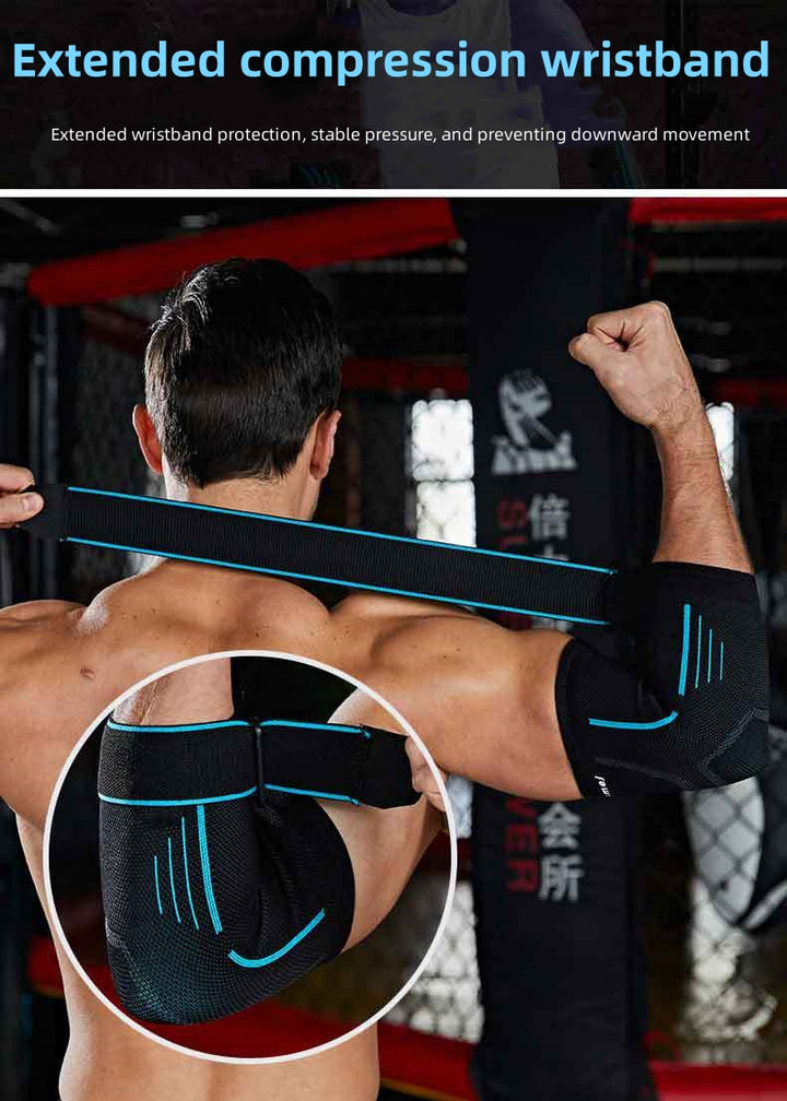 Premium Elbow Brace Compression Sleeve for Tendonitis & Tennis Elbow Relief, Joint Pain Support Protector, Fitness Bandage