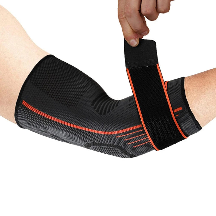 Premium Elbow Brace Compression Sleeve for Tendonitis & Tennis Elbow Relief, Joint Pain Support Protector, Fitness Bandage for Elbow Injury – 1PC - StrengthXPhysiotherapy