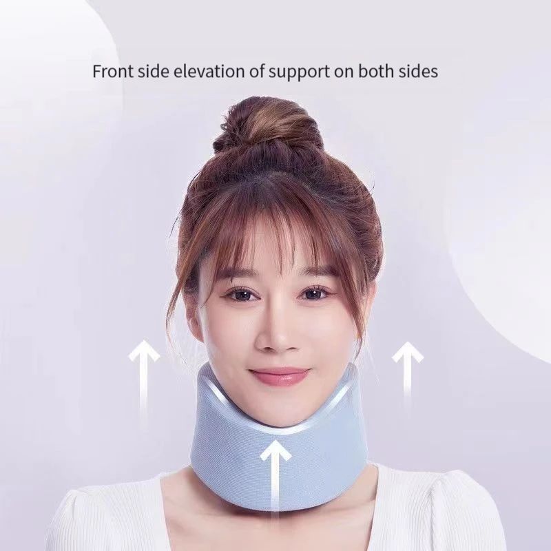Premium Adjustable Neck Brace for Pain Relief - Soft Cervical Collar for Sleeping, Travel, and Posture Support | Ergonomic  