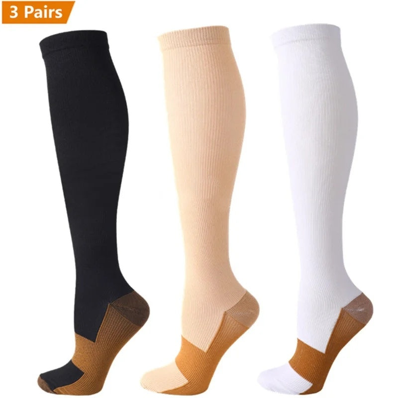 Premium Compression Socks for Men & Women – Sports, Nursing, Varicose Veins & Pregnancy Relief, Athletic & Soccer 