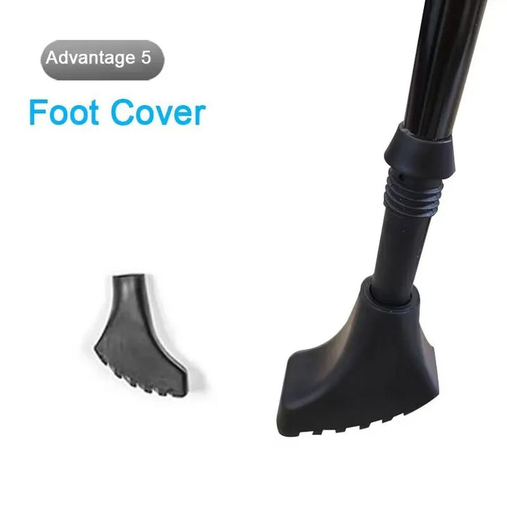 Premium Ultralight Folding Trekking Pole – Adjustable Telescopic Walking Stick, Aviation-Grade Aluminum Alloy, EVA Anti-Slip Handle, Portable for Hiking, Camping, and Outdoor Adventures - StrengthXPhysiotherapy