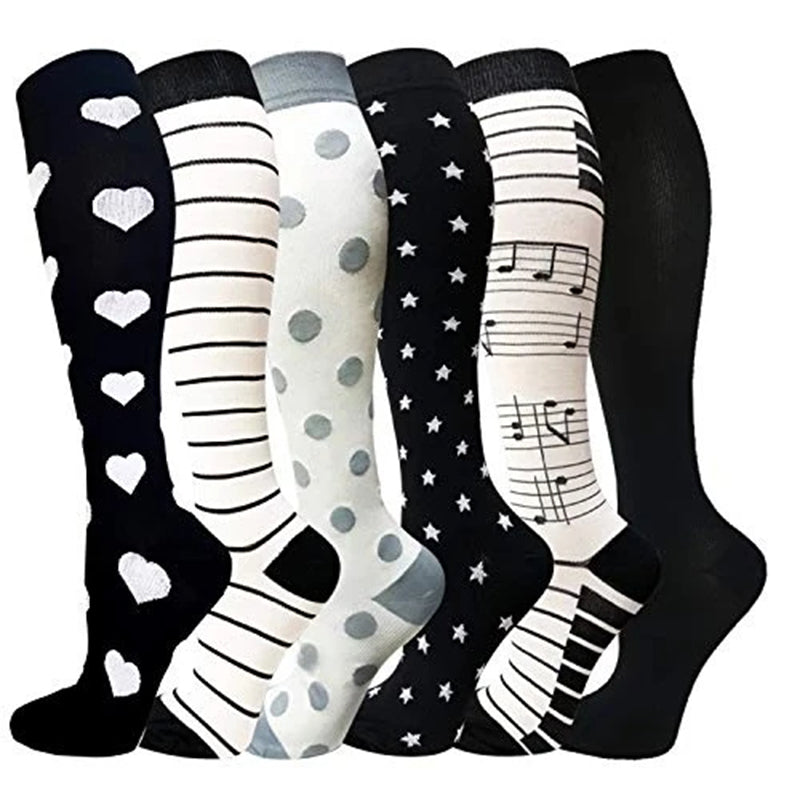 Premium Compression Socks for Men & Women – Medical Support for Edema, Diabetes, Varicose Veins – Ideal for Cycling, Running