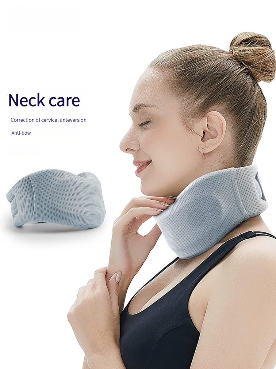 Premium Silicone Neck Brace for Cervical Pain Relief, Breathable & Waterproof Support Collar for Neck Injuries, Stiffness, 