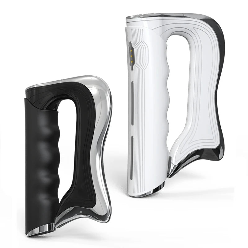 Premium Electric Fascial Tissue Gua Sha Tool - Deep Tissue Muscle Massager with NMES, Microcurrent Vibration, 3-Level   