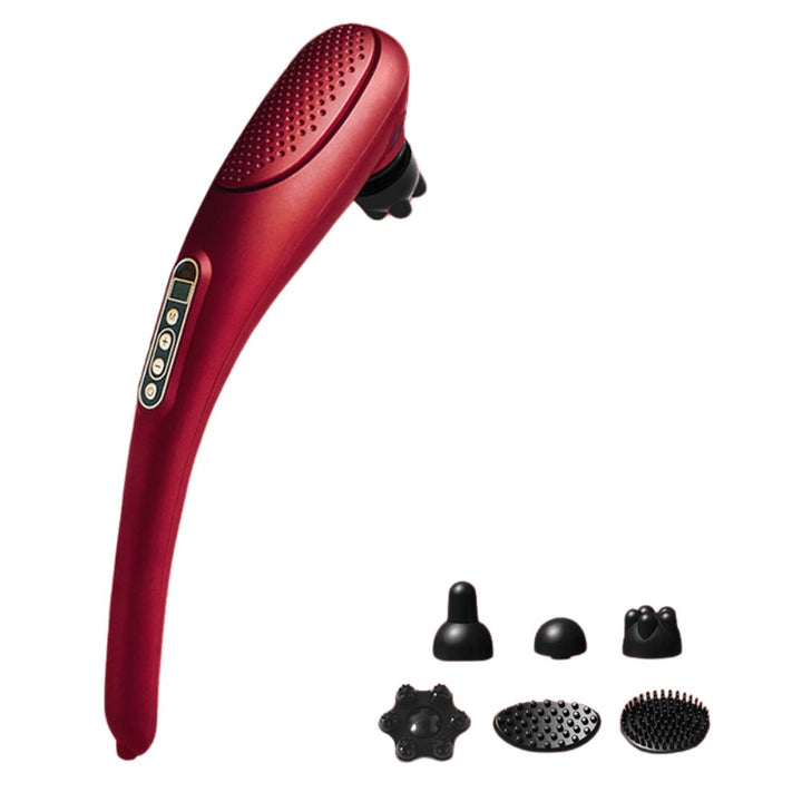 Premium Electric Massage Hammer Stick - Wireless Handheld Heating Vibration Instrument for Cervical Vertebra, Waist, and Back