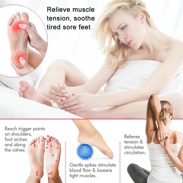 Premium Double Lacrosse Massage Peanut Ball for Deep Tissue Muscle Relief, Self Myofascial Release, Physical Therapy, and