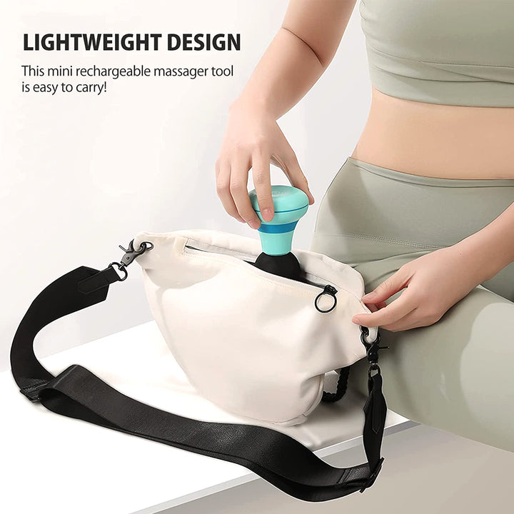 Premium Electric Handheld Massager - 6 Powerful Modes, Portable Mini Back Massager for Muscle Relief, Shoulder & Leg Tension,