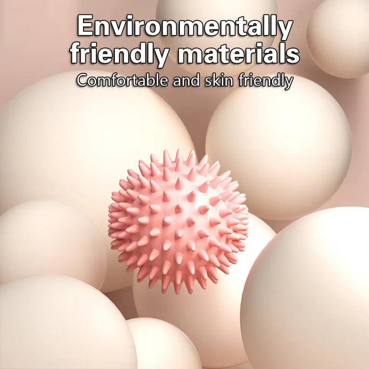 Premium PVC Spiky Massage Ball for Trigger Point Therapy, Pain Relief, and Plantar Fasciitis Treatment, 6cm Hedgehog Massage Ball for Foot & Hand Muscle Recovery - StrengthXPhysiotherapy
