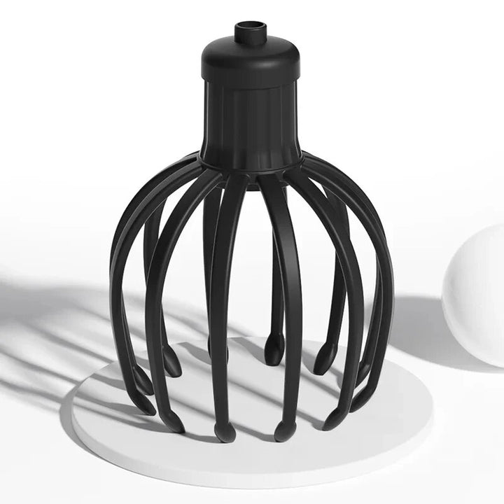 Premium Electric Scalp Massager - Cordless 12-Claw Rechargeable Head Relaxer with 3 Vibration Modes & USB Charging