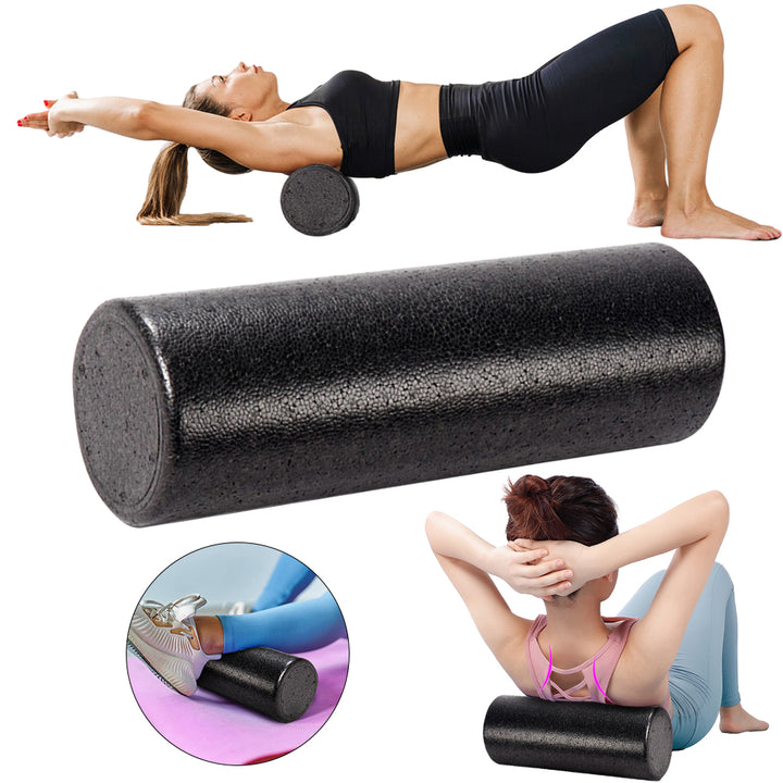 Premium High-Density Foam Roller for Back Stretching, Yoga, Pilates & Muscle Recovery, Firm Full-Body Athletic Massage Tool