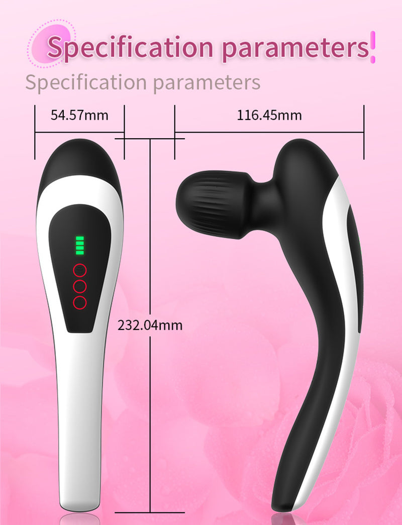 Premium USB Handheld Electric Wand Massager - High Frequency Vibration Deep Tissue Massage Machine for Body, Neck, and Back Pain Relief - StrengthXPhysiotherapy