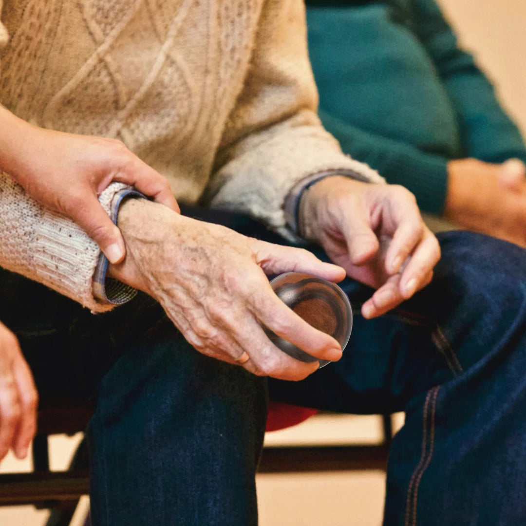 Premium Wooden Massage Balls for Hand Exercise, Stress Relief, and Finger Strength – Set of 2, Ideal for Arthritis, Carpal Tunnel, and Rehabilitation - StrengthXPhysiotherapy