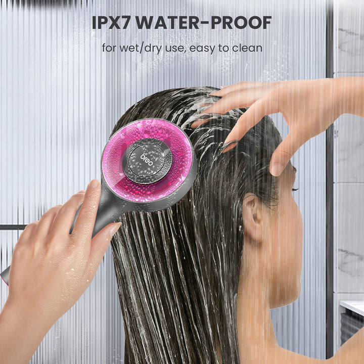 Premium Breo Scalp3 Electric Scalp Massaging Brush with Anti-Hair Loss Function, IPX7 Waterproof, Cordless Design for Home &