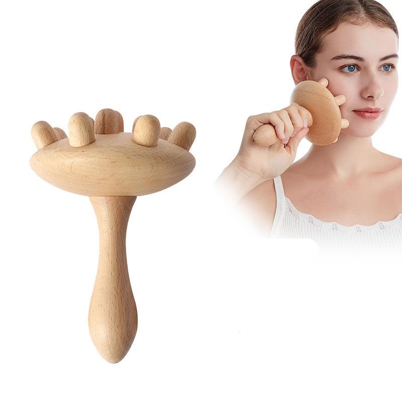 Premium Wood Therapy Massage Tools Set for Body Shaping, Anti-Cellulite, Lymphatic Drainage, Ergonomic Massage Rollers