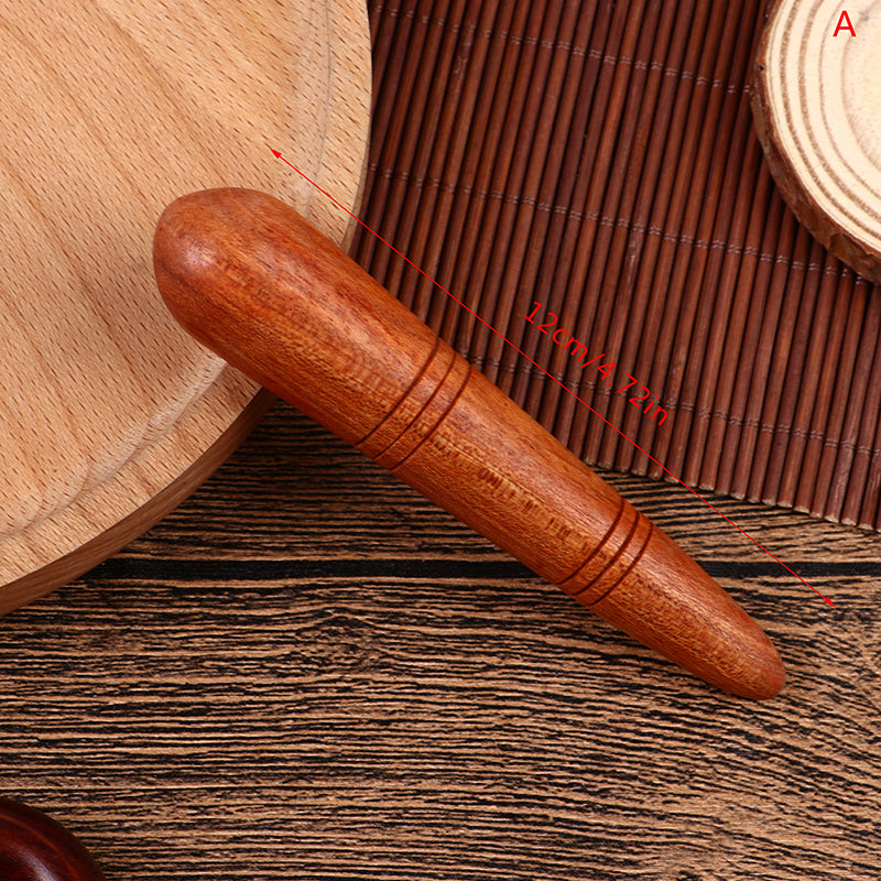 Premium Wooden Spa Massage Tool - Muscle Roller Stick for Cellulite Blasting, Deep Tissue Release, Foot and Body Self-Massage