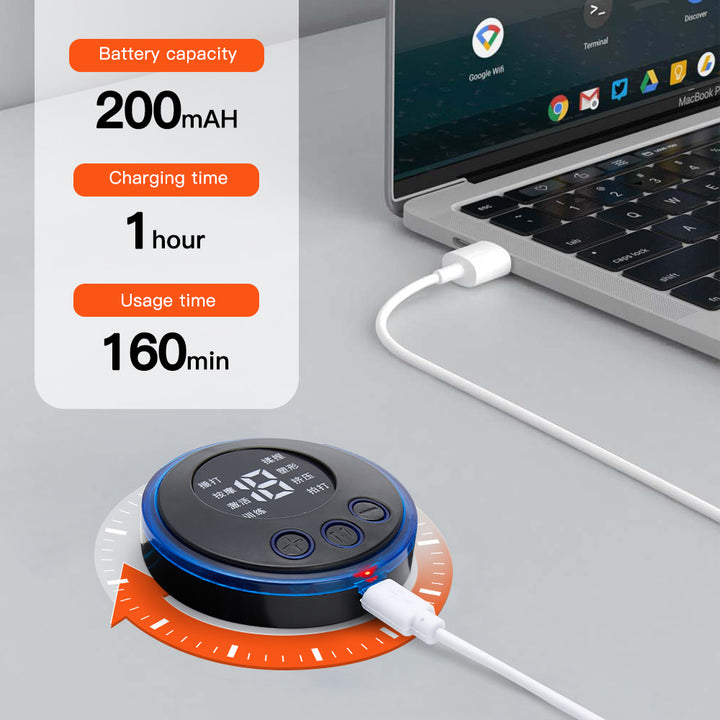 Premium Electric Pulse Neck Massager EMS TENS Cervical Massager for Neck and Back Pain Relief, Muscle Stimulator, and Deep 