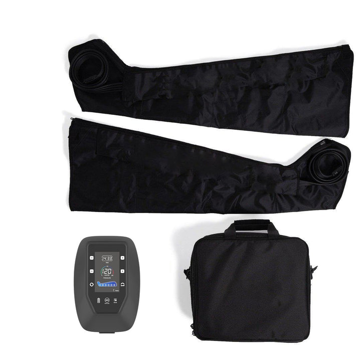 Premium Pressotherapy Air Compression Boots for Legs – 6 Chamber Massager for Muscle Recovery, Improved Circulation, 