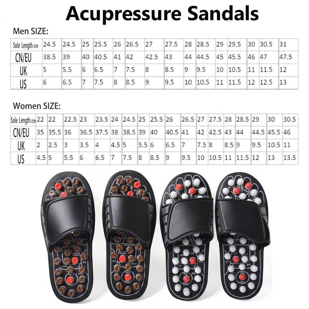 Premium Foot Massage Slippers for Reflexology and Moxibustion – Comfortable Walking Shoes for Pain Relief and Relaxation, 