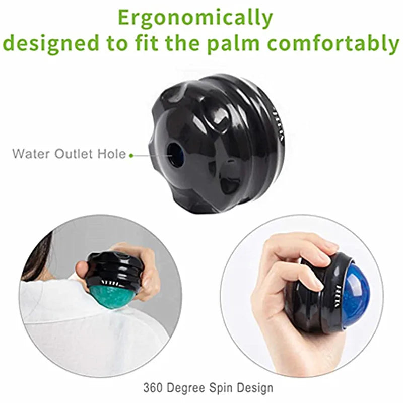 High-Quality Manual Massage Roller Ball for Body Pain Relief - Muscle Relaxation Therapy for Back, Foot, Waist & Hip, Stress