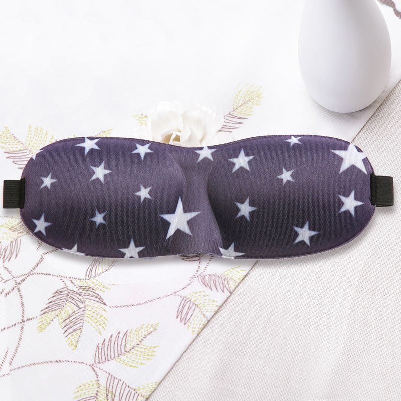 Premium 3D Sleeping Eye Mask for Travel, Padded Soft Blindfold Cover, Eye Relaxation Patch, Comfortable Sleep Aid, Adjustable