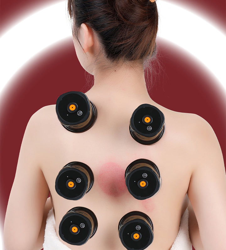 Premium 8-Cup Electric Cupping Massager – Gua Sha, Vacuum Suction, EMS, Anti-Cellulite Therapy