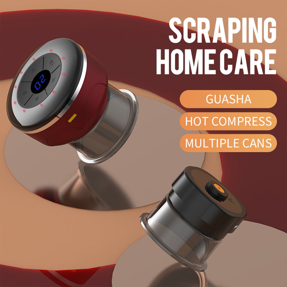 Premium 8-Cup Electric Cupping Massager – Gua Sha, Vacuum Suction, EMS, Anti-Cellulite Therapy