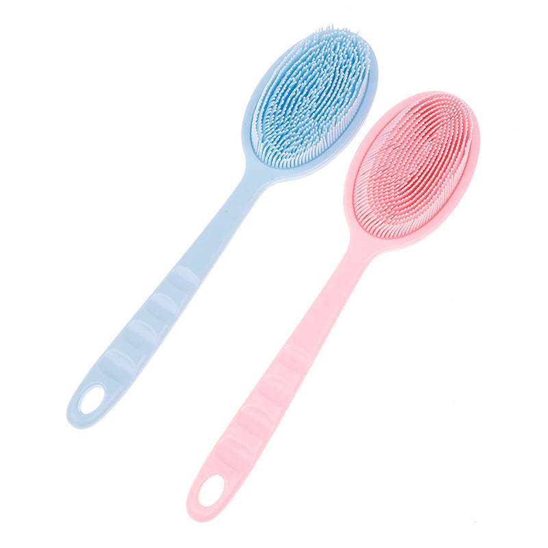Premium Exfoliating Bath Brush with Soft Handle – Back Scrubbing & Skin Massager, Shower Sponge for Deep Clean, Gentle  