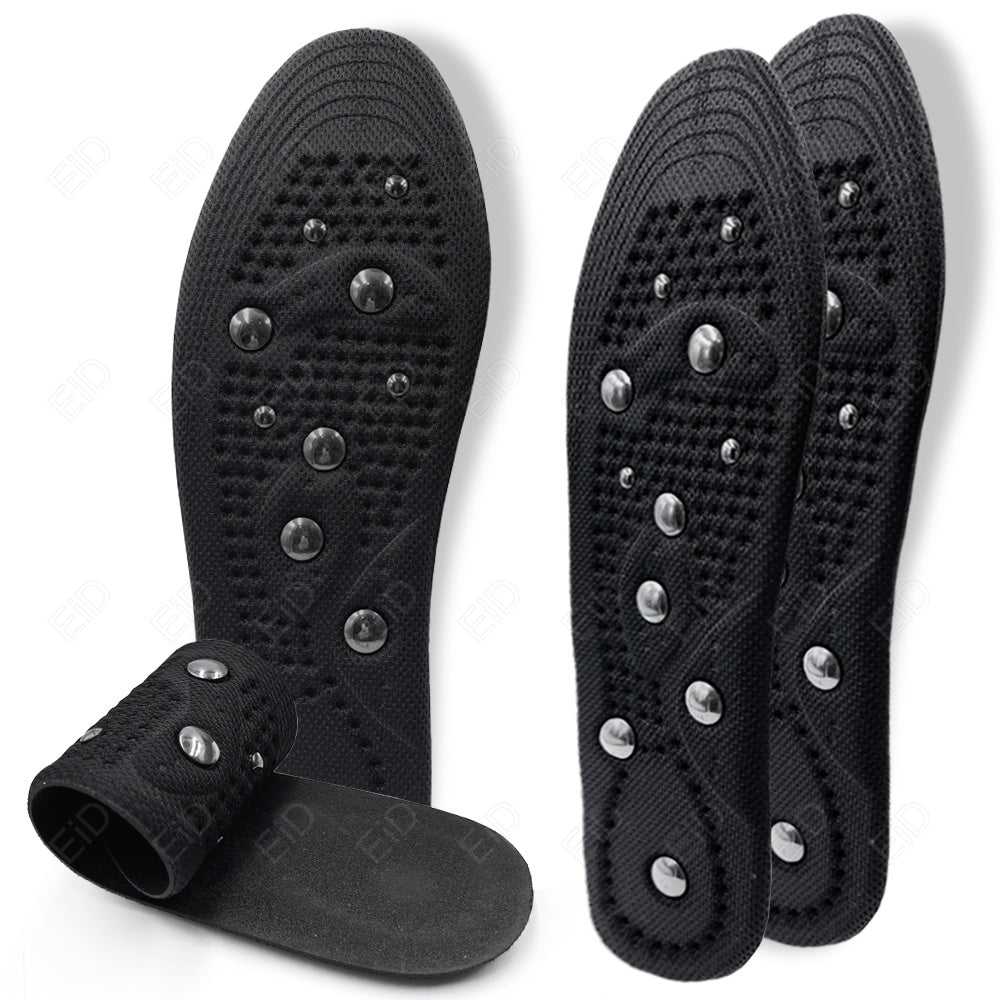 Premium Magnetic Therapy Massage Insoles for Weight Loss - Unisex Foot Acupressure Shoe Pads for Slimming, Comfortable 