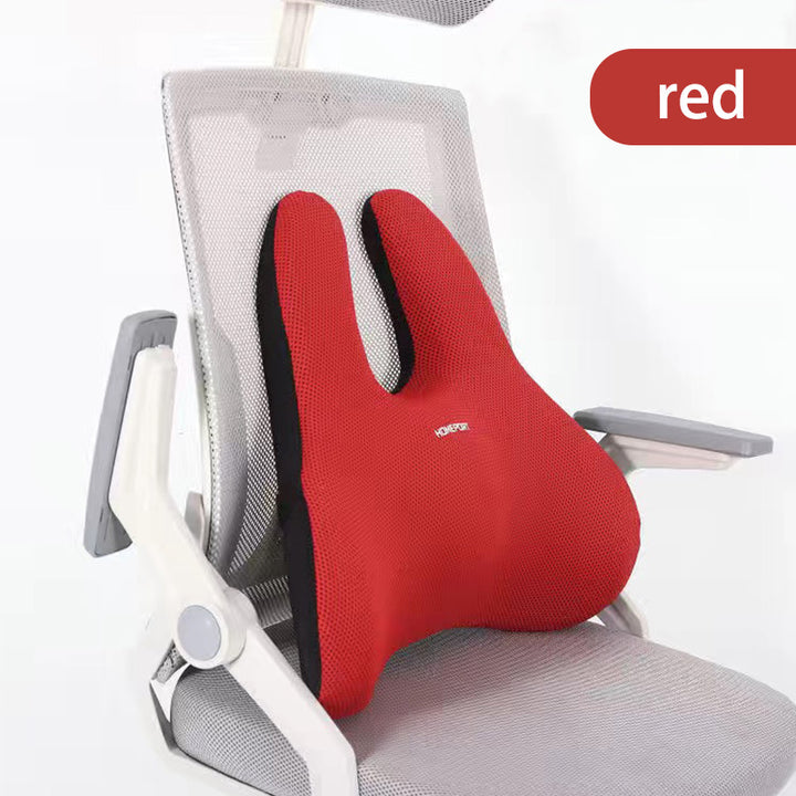 Premium Memory Foam Seat Cushion – Orthopedic Back & Waist Support for Office, Car, & Home – Coccyx Relief, Hip Massage Pad,