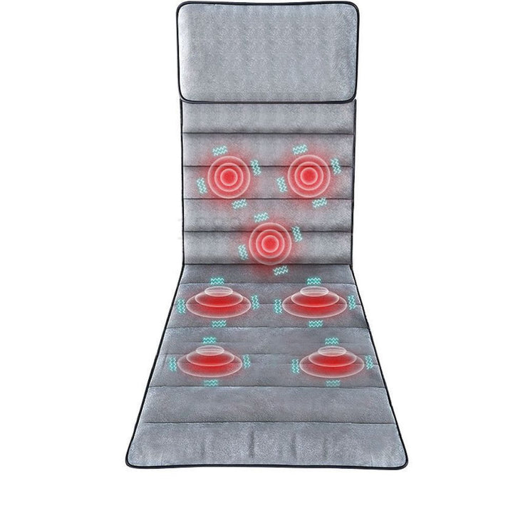 Premium Full Body Electric Massage Mattress with Heating & Vibration – Pain & Stress Relief for Neck, Back, Foot, and Bod