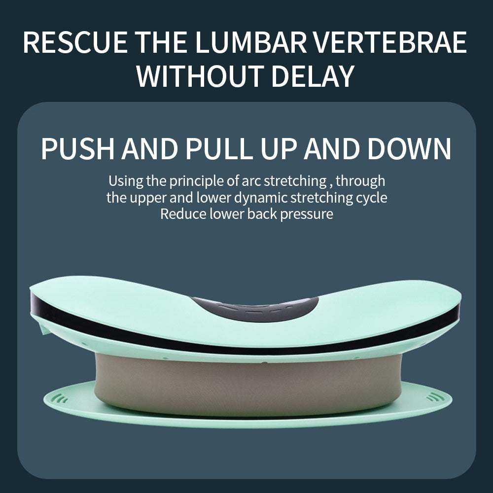 Premium Electric Lumbar Traction Device for Lower Back Pain Relief – Vibration & Thermal Therapy, Ergonomic Design,