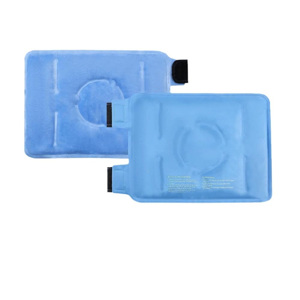 Premium Reusable Knee Ice Pack Wrap – Hot Cold Compress Therapy for Pain Relief, Gel Knee Support for Sprains, Injuries, Full