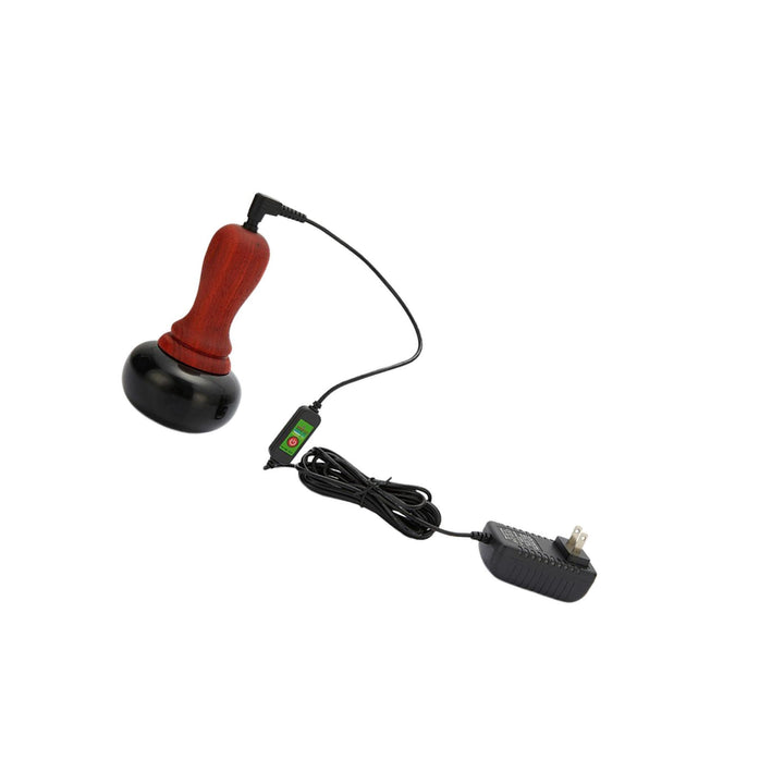 Premium Hot Stone Electric Gua Sha Massager for Skin Lift & Muscle Relaxation – Natural Bianstone, 5 Temperature Settings, 