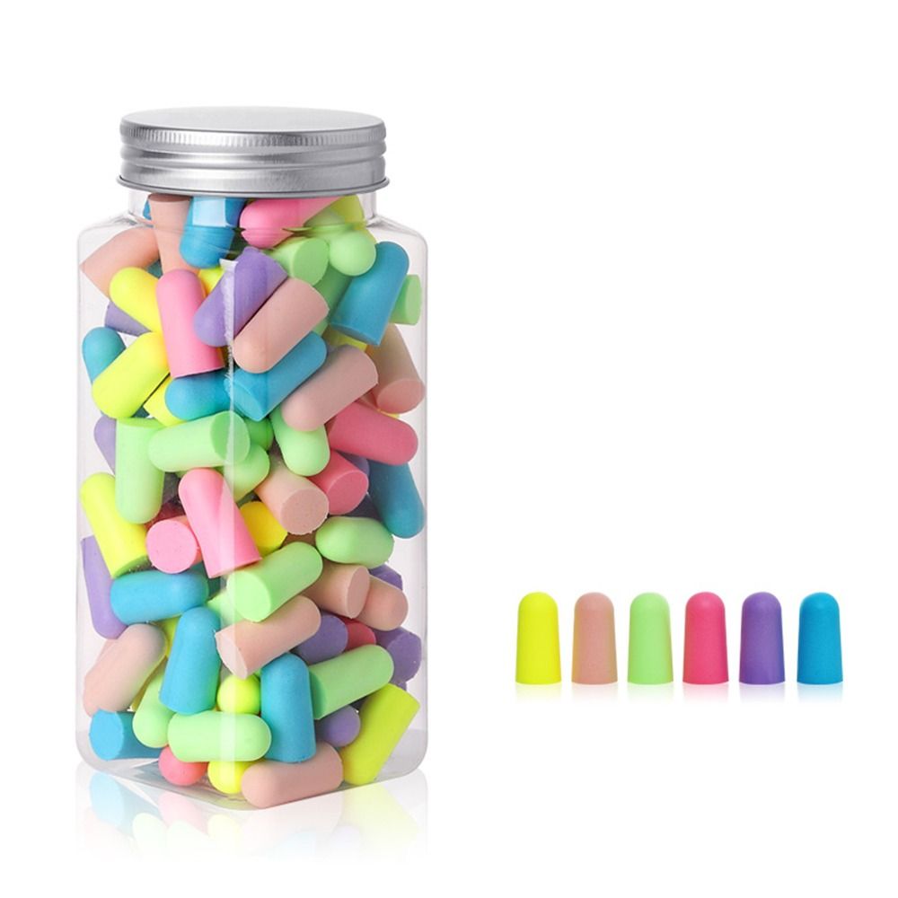 Premium Noise Reduction Earplugs - 10/24/60pcs Comfortable Soft Foam Ear Plugs for Sleep, Anti-Noise Ear Protector, Effective