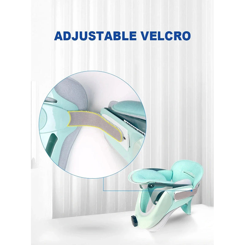 Premium Adjustable Neck Stretcher with Air Sac for Home Cervical Traction, Spine Alignment & Pain Relief, Lightweight and Comfortable Neck Support Collar - StrengthXPhysiotherapy