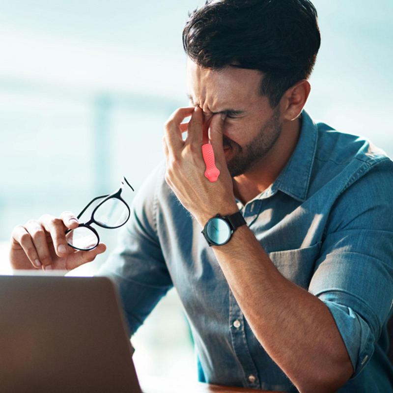 Premium Acupressure Massage Clip for Headache Relief | Finger Joint Meridian Massager for Stress and Anxiety | Portable Hand 