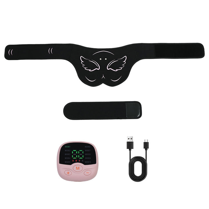 Premium EMS Hip Trainer with Remote Control | 10 Modes & 30 Intensity Levels for Buttocks Toning and Muscle Stimulation | USB