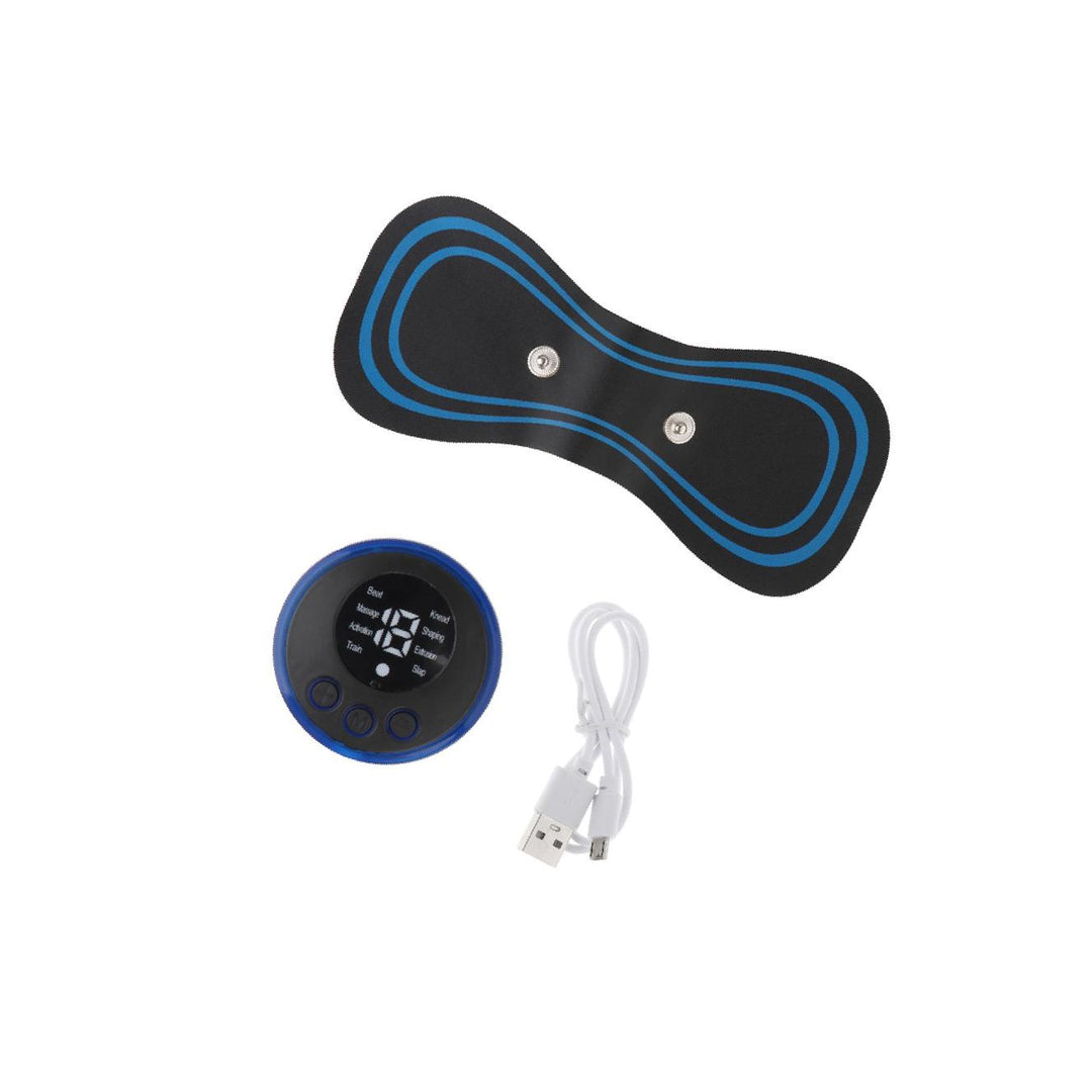 Premium Electric EMS Foot Massager - Rechargeable Pulse Muscle Stimulator with Remote Control, 8 Modes, 19 Intensity Levels