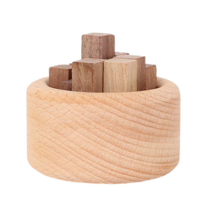 Luxury Essential Oil Wood Diffuser – Unique Wood Art Fireless Aroma Diffuser, Beech/Black Walnut Aromatherapy Ornament for 