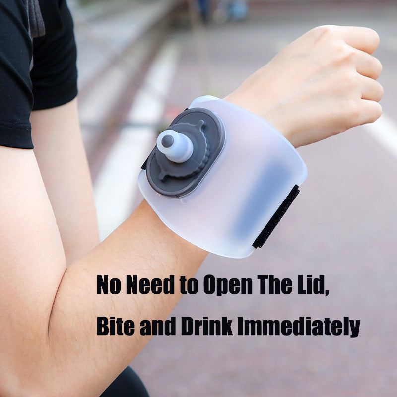 Premium Mini Running Wrist Water Bottle Holder – Soft Flask Hydration Pack for Marathon, Fitness, Cycling, Climbing, 