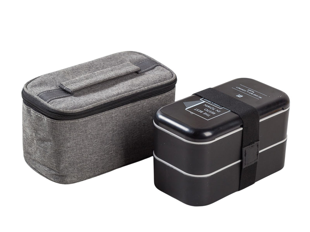 Premium Eco-Friendly Double-Layer Bento Lunch Box – Microwave Safe, 1L Capacity, Health Food Container for Meal Prep, BPA, 